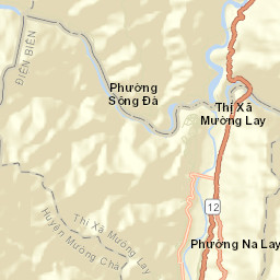 Thị Xã Mưòng Lay Street Map