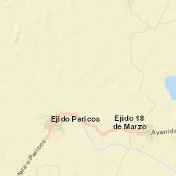 Pericos Street Map