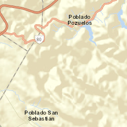 Pozuelos Street Map