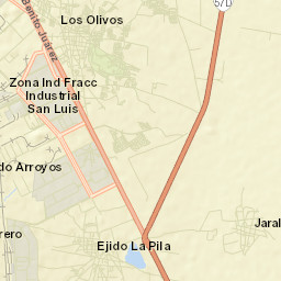 La Pila Street Map