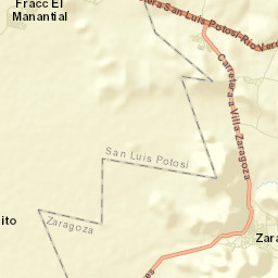 Villa Zaragoza Street Map