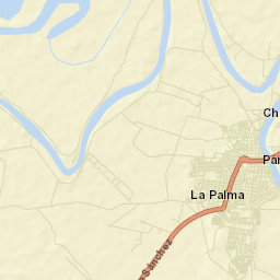 Pánuco Street Map