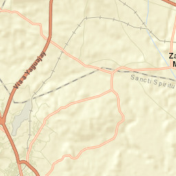 Zaza del Medio Street Map