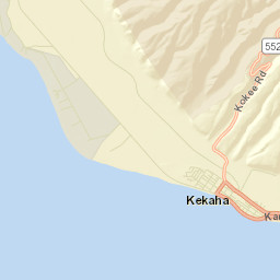 Kauai County Street Map