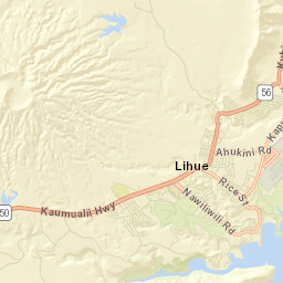 Hanamā‘ulu Street Map