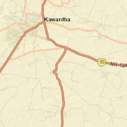 Kawardha Street Map