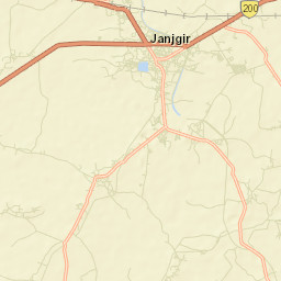 Janjgir Street Map