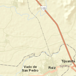 Ruíz Street Map