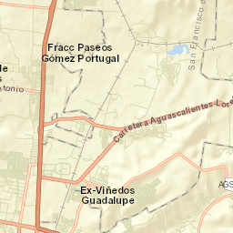 Jesús Gómez Portugal (Margaritas) Street Map