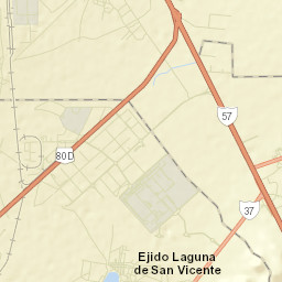 Laguna de San Vicente Street Map