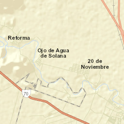 Colonia Veinte de Noviembre Street Map