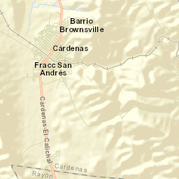 Cárdenas Street Map