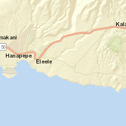 Hanapēpē Heights Street Map