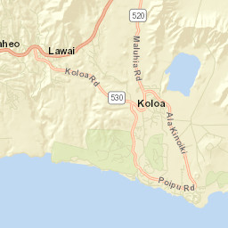 Koloa Street Map
