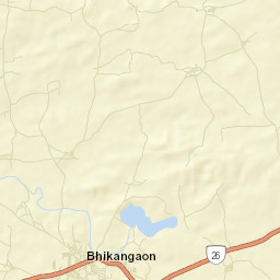 Bhikangaon Street Map