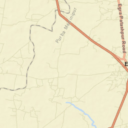 Egra Street Map