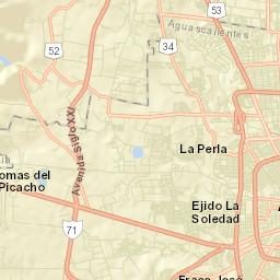 Los Arquitos Street Map