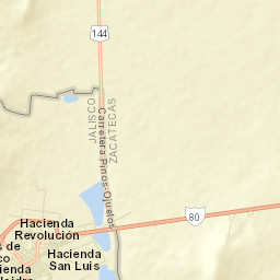Ojuelos de Jalisco Street Map