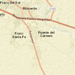 Ciudad Fernández Street Map