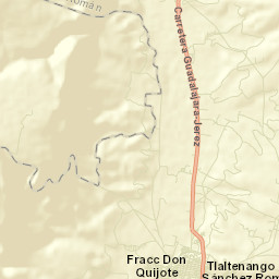 Tlaltenango de Sánchez Román Street Map