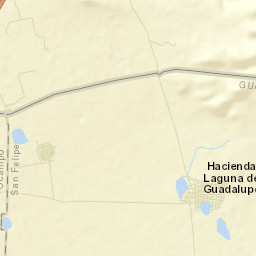 Laguna de Guadalupe Street Map