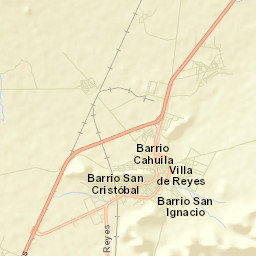 Ejido Gogorrón (Ex-Hacienda de Gogorrón) Street Map