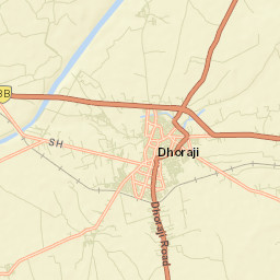 Dhoraji Street Map