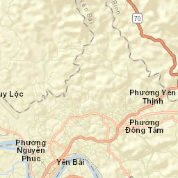 Yên Bái Street Map