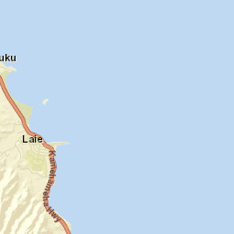 Lā‘ie Street Map