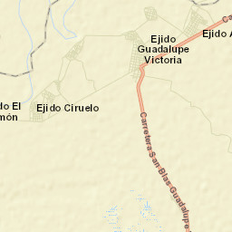Aután Street Map