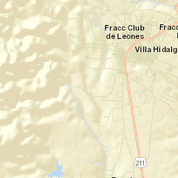 Villa Hidalgo Street Map