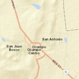 Ocampo Street Map