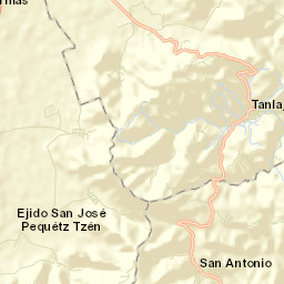 Ejido San José Xilatzén Street Map