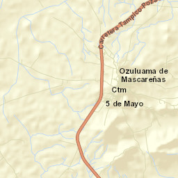 Ozuluama de Mascareñas Street Map