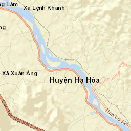 Huyện Hạ Hòa Street Map