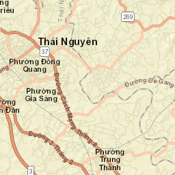 Thái Nguyên Street Map