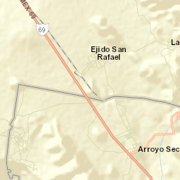 Arroyo Seco Street Map