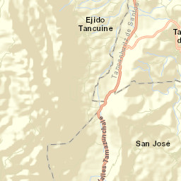 Tancanhuitz Street Map