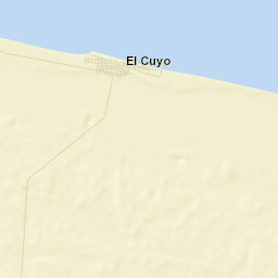 El Cuyo Street Map