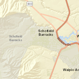 Schofield Barracks Street Map
