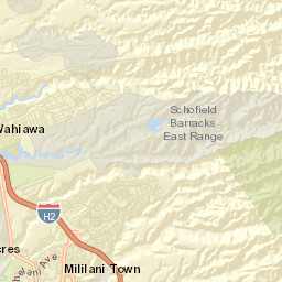 Wahiawā Street Map