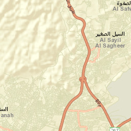 As Sayl as Saghir Street Map