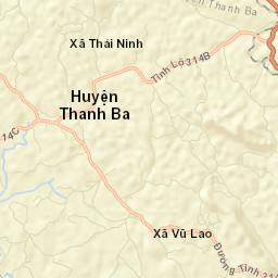 Huyện Thanh Ba Street Map