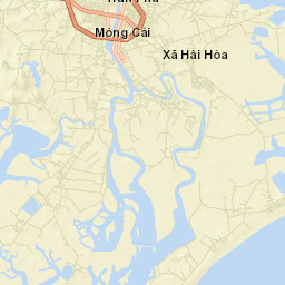 Móng Cái Street Map