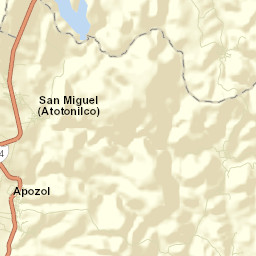 Apozol Street Map