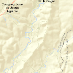 José de Jesús Aguirre Teocaltiche Street Map