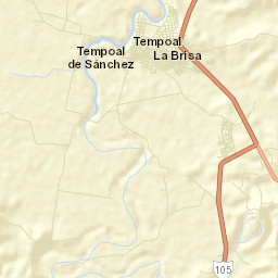 Tempoal de Sánchez Street Map