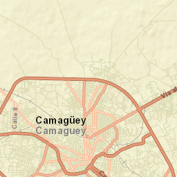 Camagüey Street Map
