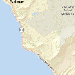 Waianae Street Map
