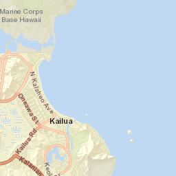 Kailua Street Map